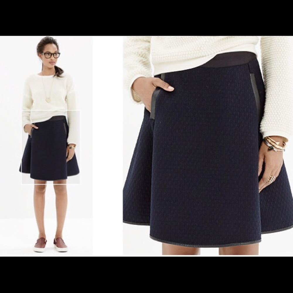Madewell Navy Skirt